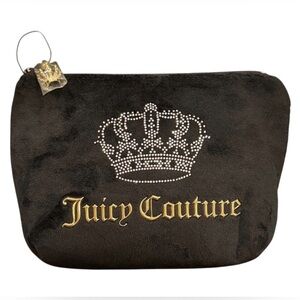 JUICY COUTURE Crown Velvet Makeup Bag - NWT